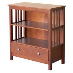 Amish Mission Arts And Crafts Bookcase Gl Doors Solid Wood Donnieann Hollydale Chestnut Mission Style Bookcase Brown