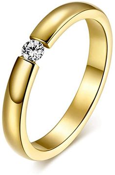Jude Jewelers 6mm Stainless Steel Heart Filled Inlay Wedding Band Promise Statement Ring