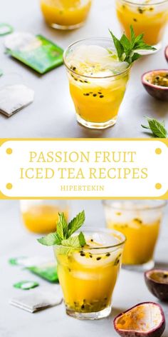 PASSION FRUIT ICED TEA RECIPES
