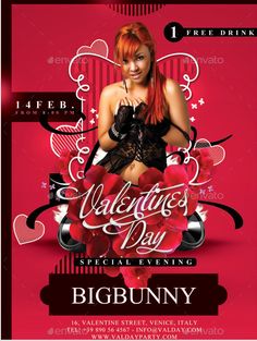 22 best 22 awesome valentine s day flyer template designs images on