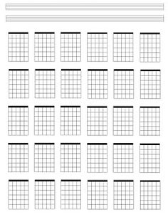 chord chart template