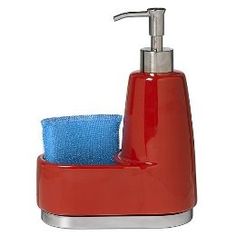 Red Ceramic Soap Dispensers Wenko Round Dispenser Red Ceramic Soap Dispensers For And Stainless Steel Dispenser Sponge Holder