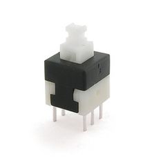 3A BLK BUSHING MOUNT Pushbutton Switches DPDT ON- ON