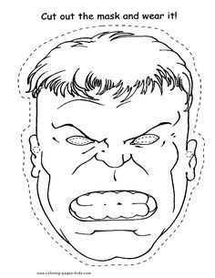 9 best images of printable superhero mask cutouts super hero