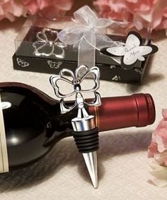 12 Airplane Wine Bottle Stoppers Wedding Bridal Baby Shower Party Gift Favors