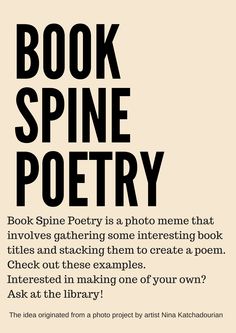 poetry titles