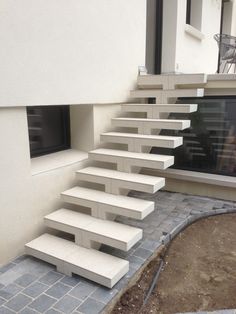Création d'escaliers extérieurs Escalier extérieur béton Création d'escaliers extérieurs Escalier extérieur béton