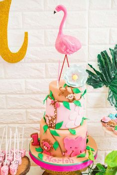 220 Best Flamingo And Tropical Party Ideas Images In 2019 Birthday Y Tropical Safari Birthday Party Ideas