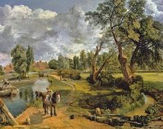 Dedham Lock And Mill John Constable Famous Painter Classic Painting Print A4