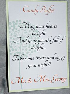 Beautiful Texas Wedding With Sweet Southern Charm Wedding Candy Buffet Signs Printable Sign Sweets Table