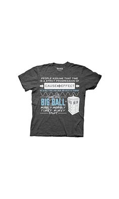 Ripple Junction Doctor Who Wibbly Wobbly Quote Junior T-Shirt