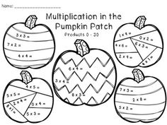best math printables and worksheets images addition multiplication and division in the pumpkin patch