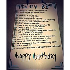 21 things to do on your 21st birthday 2 4 96 pinterest 21