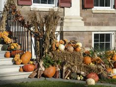 300 Best Fall Front Entry Decor Images On Pinterest 10 Easy Essentials For Outdoor Fall Decorating