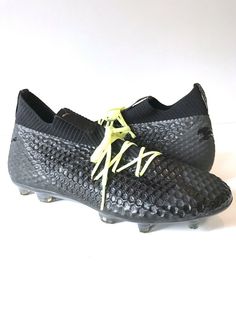 Puma Future 18.1 Netfit mens soccer cleats boots FG AG green yellow 12.5 13 14