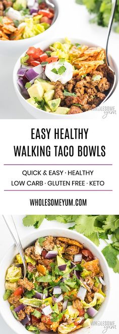 514 best healthy bowls images on pinterest vegan recipes how to make a walking taco bowl recipe for a crowd or weeknight these