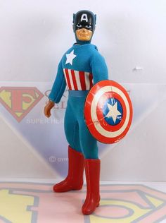 Mego Captain America Boots Reproduction For 8” Action Figure WGSH Parts Lot