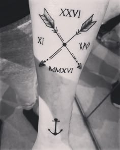 Fresh ink. #spectretattoos Crossed Arrow Tattoos, Tattoo Designs Men, Tatoos, Arrow Tattoo Design, Tattoos For Women