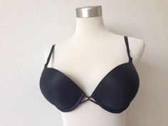 Victorias Secret Bombshell Lace-up Adds 2 Cup Push-up Bra Black 32 A-B 34 A-C