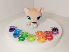 5 colliers et 5 arcs ** LPS chien comprend pas ** 10 Mixte Accessoires pour LPS