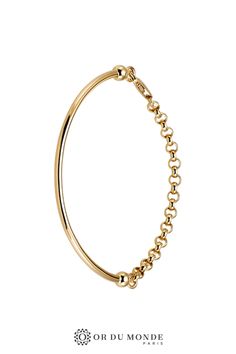 cercle anneau fin Xl Réglable en plaqué Or Réf Ginet Bracelet rond