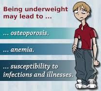 Side effects being underweight