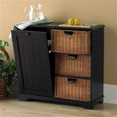 53 Best The Trash Can Issue Images Furniture Kitchen Ideas Holly And Martin Wiesner Trash Bin Storage Table In Black Kitchen Island With
