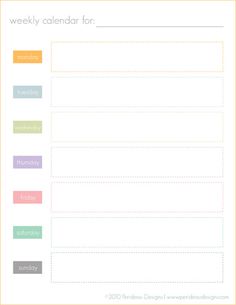 weekly calendar pdf