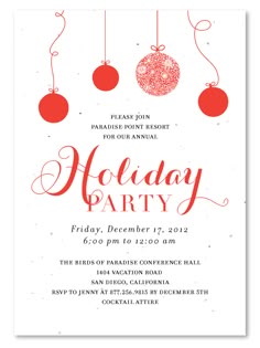 invitations for christmas party