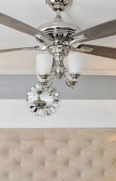 so impressed with my 25 ceiling fan makeover new seeded glass