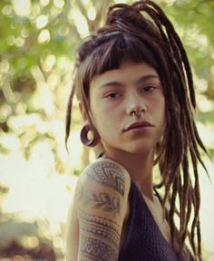 Hair Dreadlocks Undercut, Dreads Undercut, Dreads With Undercut, Dreadlock Extensions, Beautiful Dreadlocks