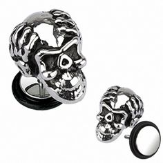 Motiv Fake Plug Ohr Tunnel Hantel Piercing mit Sternzeichen Tierkreiszeichen