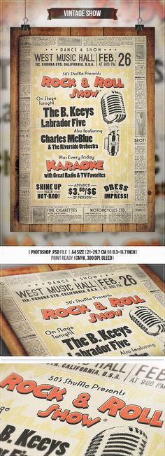 Grunge Core Rock Concert Flyer Concert flyer, Rock concert and - discount flyer template Grunge Core Rock Concert Flyer Concert flyer, Rock concert and - discount flyer template