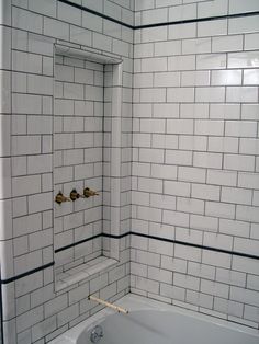 106 Best White Subway Tile Bathrooms Images Small Shower Room Tiled Shower Bathroom Renos Tile Bathrooms Ideas Remodeling Designs