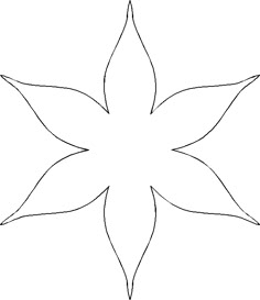 printable poinsettia template