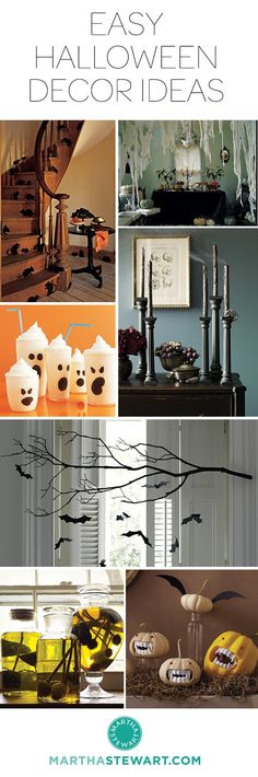 easy halloween decorations and ideas