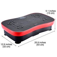 Vibration Plate Digital LCD Display,Weight Loss /& Fat Burning Exercise Equipment for Home Fitness Vibration Platform Workout Machine with Remote Control /& Balance Straps