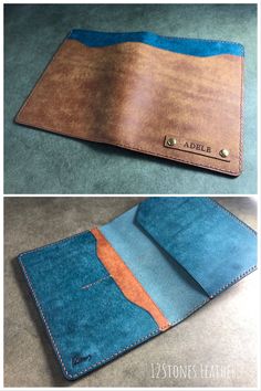 Leather Passport Holder Case Running Shepherd Dog Stylish Pu Leather Travel Accessories Family Passport Cover For Women Men