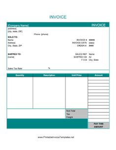 58 best printable business forms images on pinterest cv template