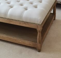 New Pe Royale Ottoman Upholstered Coffee Ottoman Upholstered Pe Royale Coffee Table Oatmeal Linen