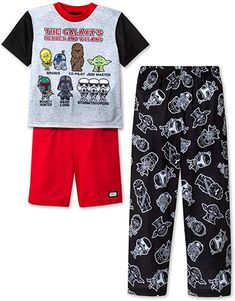 Boys STAR WARS Storm troopers Pyjamas PJs Set Short Sleeve Long Leg Summer 2-8y