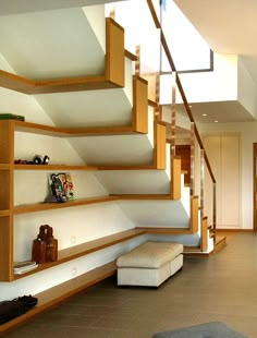 Stairs Design Modern, Stairway Design, Interior Stairs, Home Interior Design, Modern Railing, Railing Design, Stairway Decorating