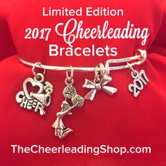 25 Best Cheerleading And Dance Gifts Images In 2018 Limited Edition 2017 Cheerleading Bangle Charm Bracelet The Perfect Gift For Your Cheerleaders
