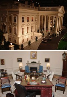 Miniature Donald Trump Make America Great Poster Dollhouse 1:12 scale