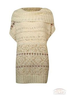 Maison Jules Womens Wool Blend Mock Turtleneck Pullover Sweater Ivory XXL