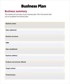 8 best business plan
