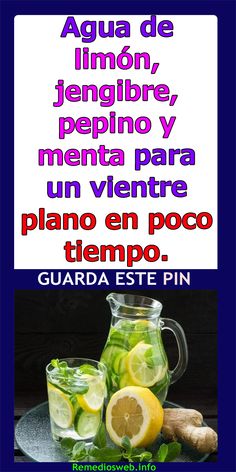 pepino limón menta jengibre agua pérdida de peso en hindi