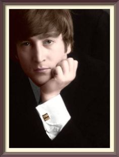 Lad from Liverpool Terrific Picture of John Lennon Beatles Trading Card -