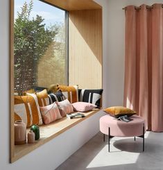 Japandi Home, Window Seat Design, Ideas Hogar, Living Spaces, Living Room, House Inspo, House Rooms, Room Inspiration