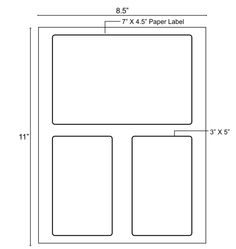 label dimensions